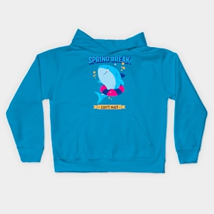 Spring Break, can't wait Kids Hoodie